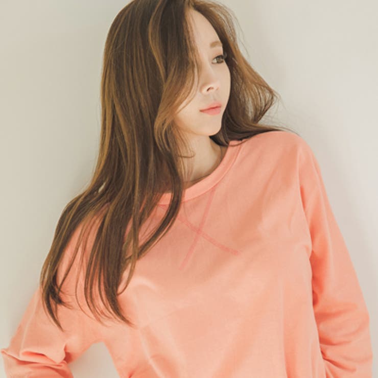 【ts16180】着回しが効くアイテム♪ラウンドネック８分丈Ｔシャツ | KawaiCat | 詳細画像3 