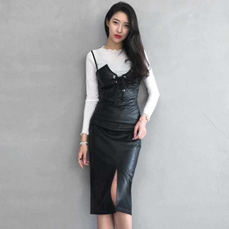 ユニークな魅力溢れるセクシーコーデ♪コルセットレザーワンピース  | KawaiCat | 詳細画像4