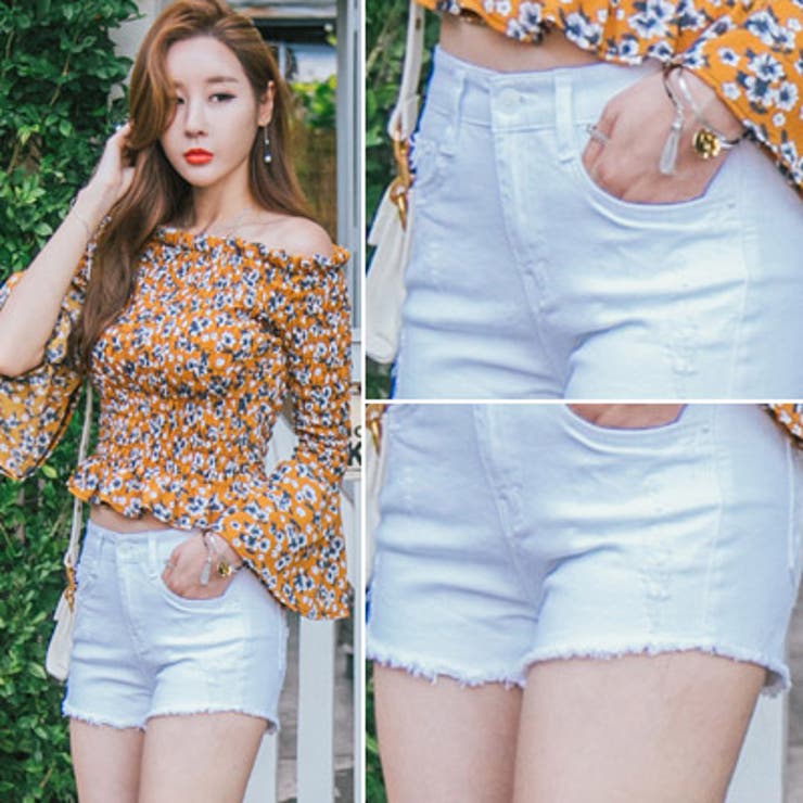 ショートパンツ レディース ホットパンツ[品番：KW000011182