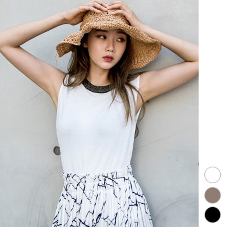 【ts18982】トップス レディース ノースリーブ | KawaiCat | 詳細画像1 