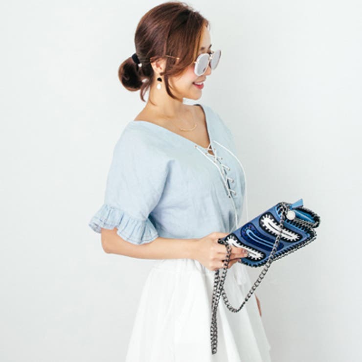 【ts19077】ブラウス レディース 半袖 | KawaiCat | 詳細画像5 