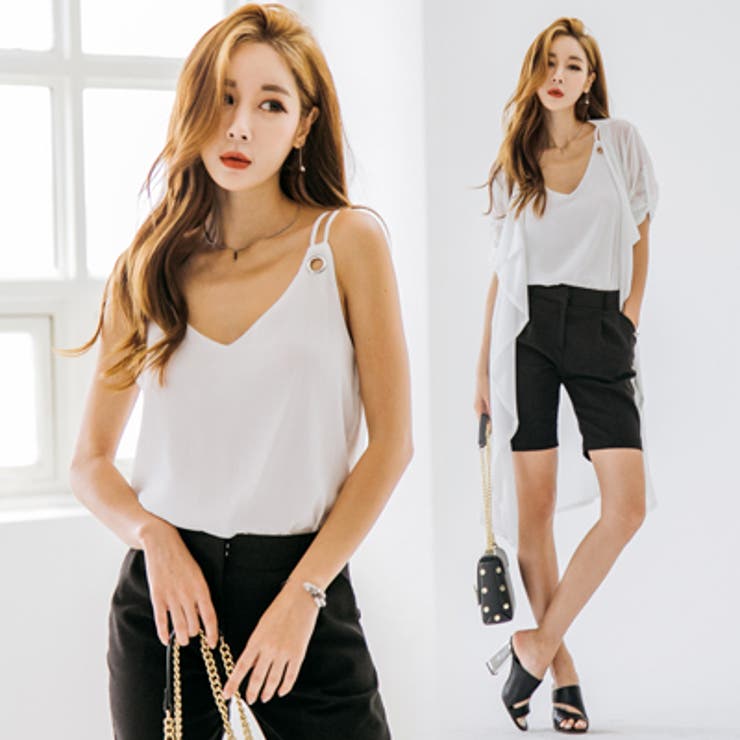 【ts19181】キャミソール レディース ノースリーブ | KawaiCat | 詳細画像6 