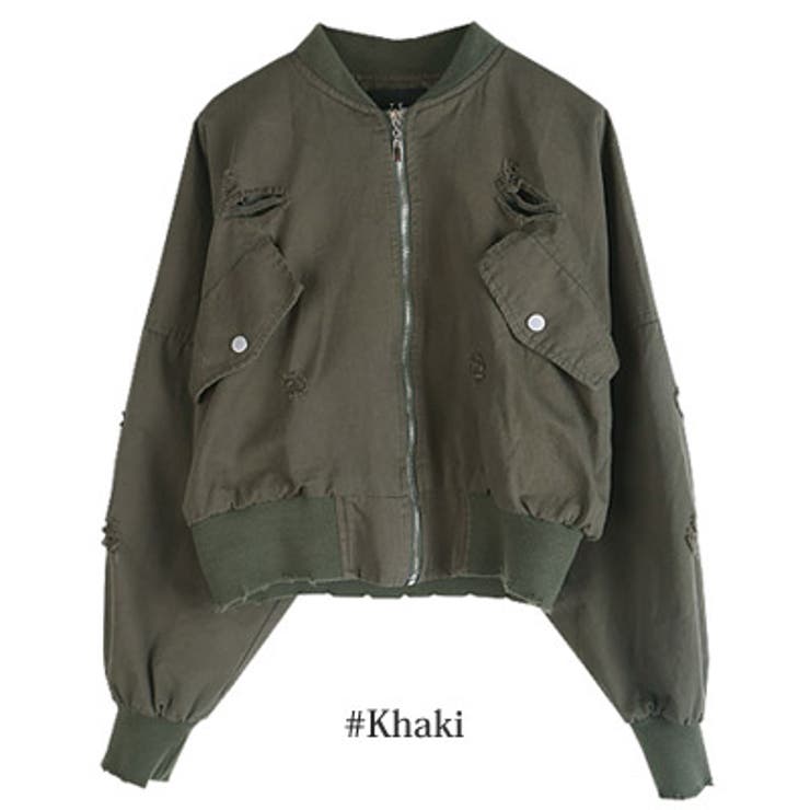 【jk19404】ジャケット レディース ブルゾン | KawaiCat | 詳細画像6 