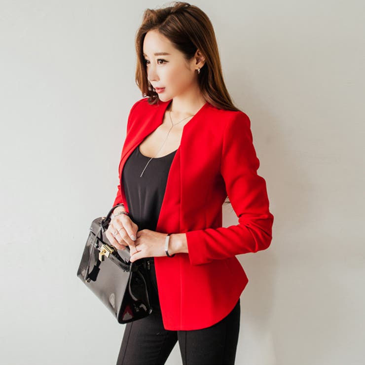 ジャケット レディース ノーカラー[品番：KW000012740]｜KawaiCat