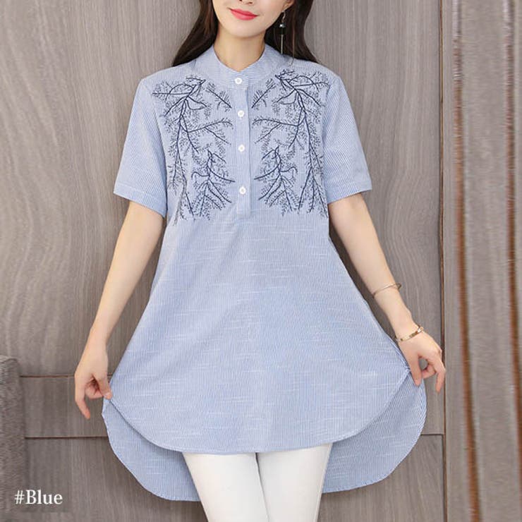 【ts20295】シャツ レディース ロングシャツ | KawaiCat | 詳細画像7 