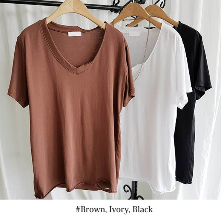 【ts20351】Tシャツ レディース Vネック | KawaiCat | 詳細画像12 