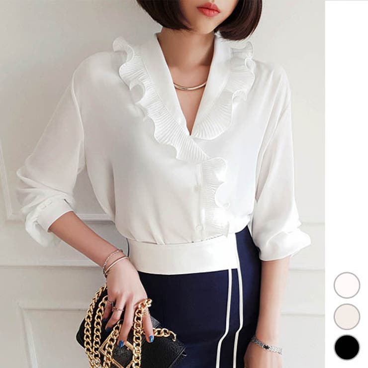 ブラウス レディース 襟付き | KawaiCat | 詳細画像1 