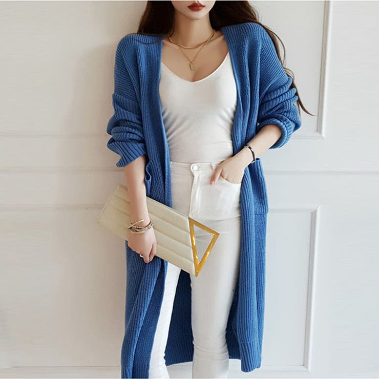 HANITA 売れ筋商品|||ハニタ カーディガン アウター レディース Cardigans Blue KOEISTORE カーディガン レディース 春 夏 春夏 黒 ニット