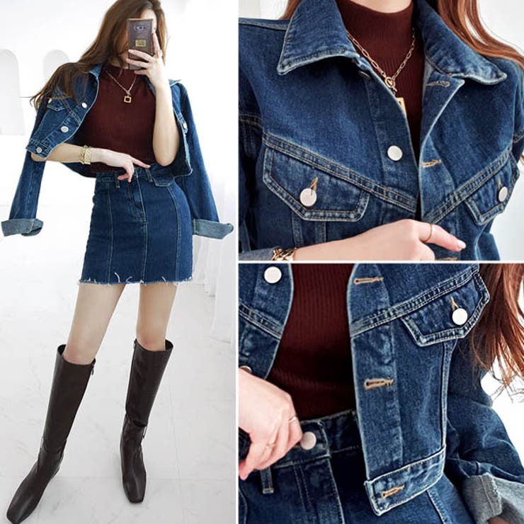 Gジャン レディース デニム | KawaiCat | 詳細画像12 