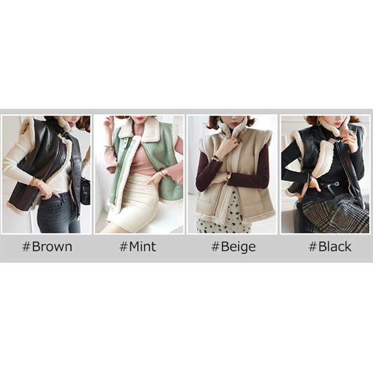 ベスト レディース ムートンコーティング | KawaiCat | 詳細画像31 