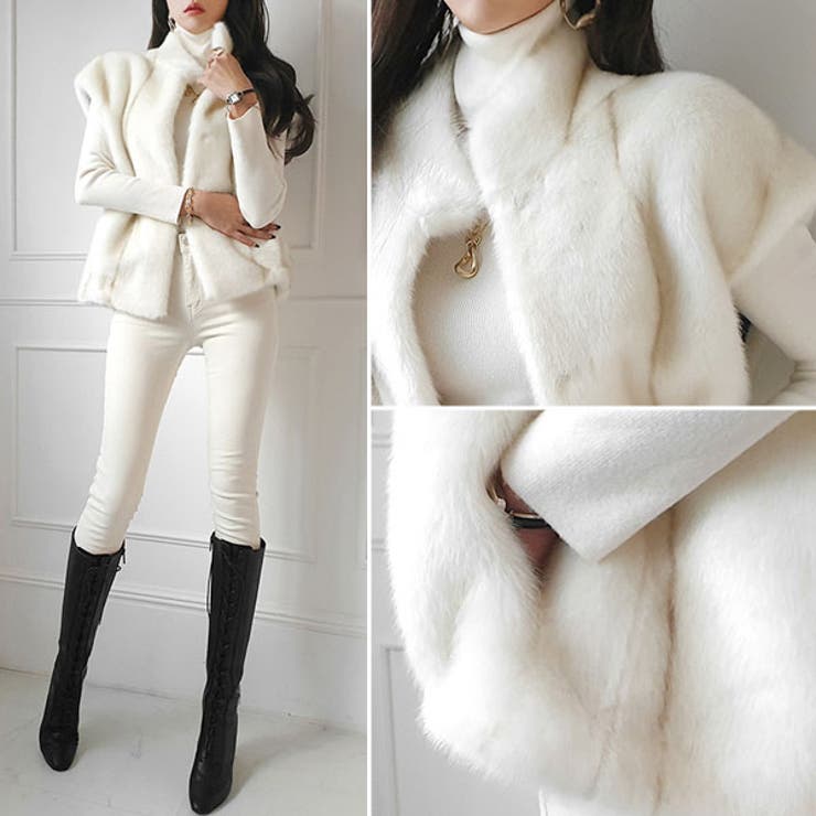 ベスト レディース フェイクファーベスト | KawaiCat | 詳細画像18 