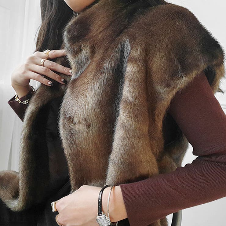 ベスト レディース フェイクファーベスト | KawaiCat | 詳細画像19 