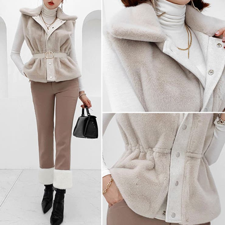 ベスト レディース フェイクファーベスト | KawaiCat | 詳細画像14 