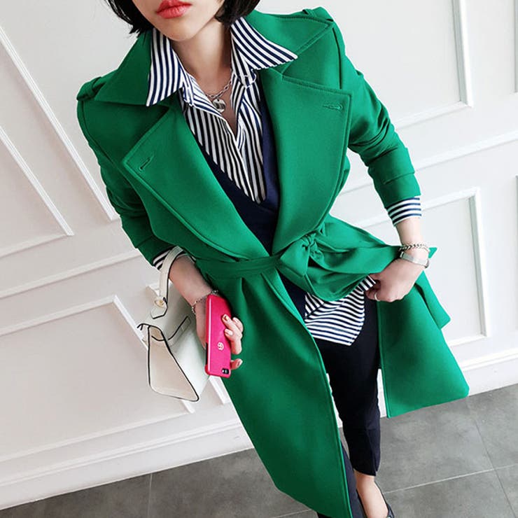 トレンチコート レディース 長袖 | KawaiCat | 詳細画像31