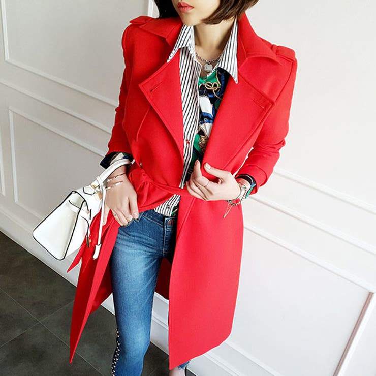 トレンチコート レディース 長袖 | KawaiCat | 詳細画像6