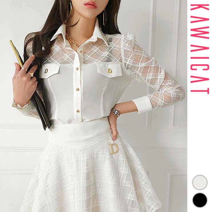 ブラウス レディース シャツ | KawaiCat | 詳細画像1 