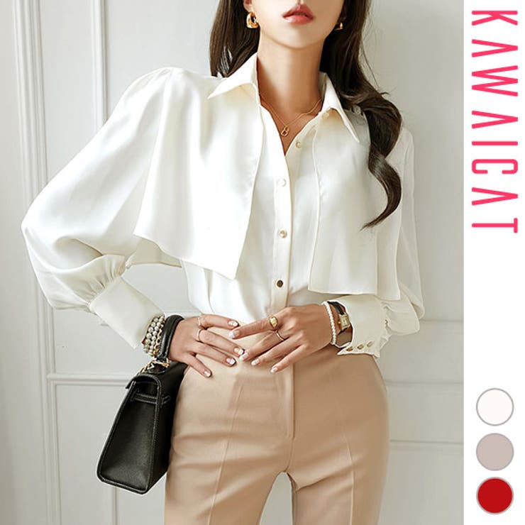 ブラウス レディース 長袖 | KawaiCat | 詳細画像1 