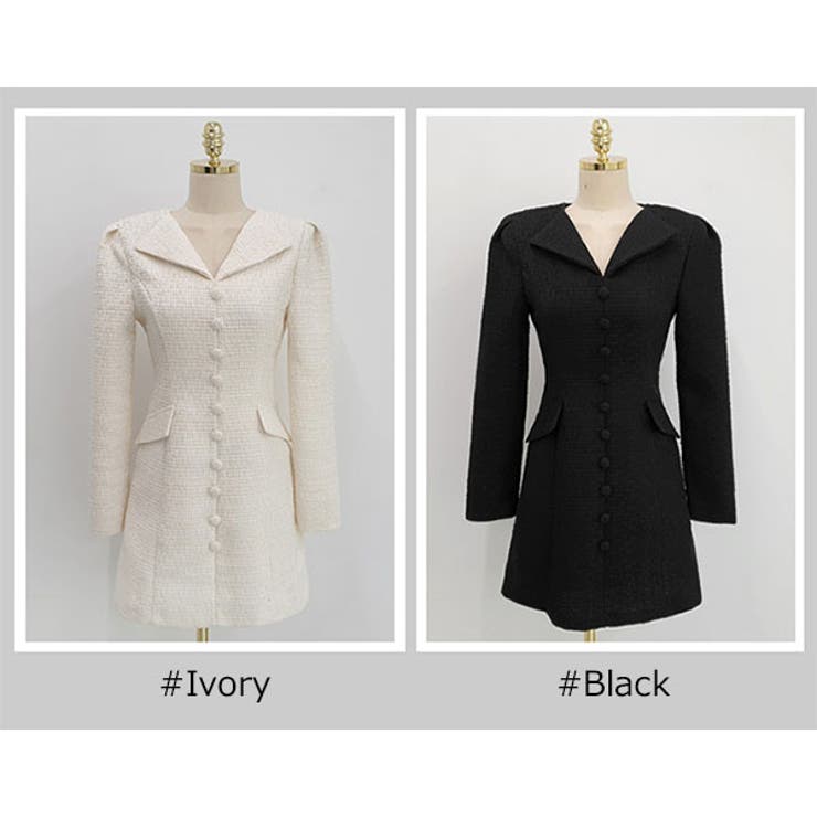 ワンピース レディース ツイード | KawaiCat | 詳細画像8