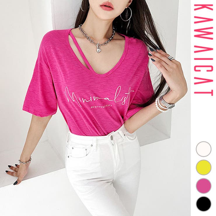 Tシャツ レディース トップス | KawaiCat | 詳細画像1 