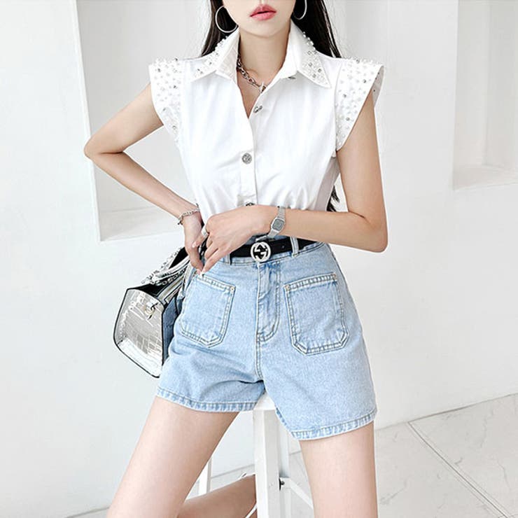 ショートパンツ レディース デニム | KawaiCat | 詳細画像7 