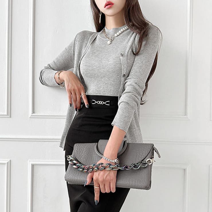 カーディガン レディース リブ | KawaiCat | 詳細画像11 