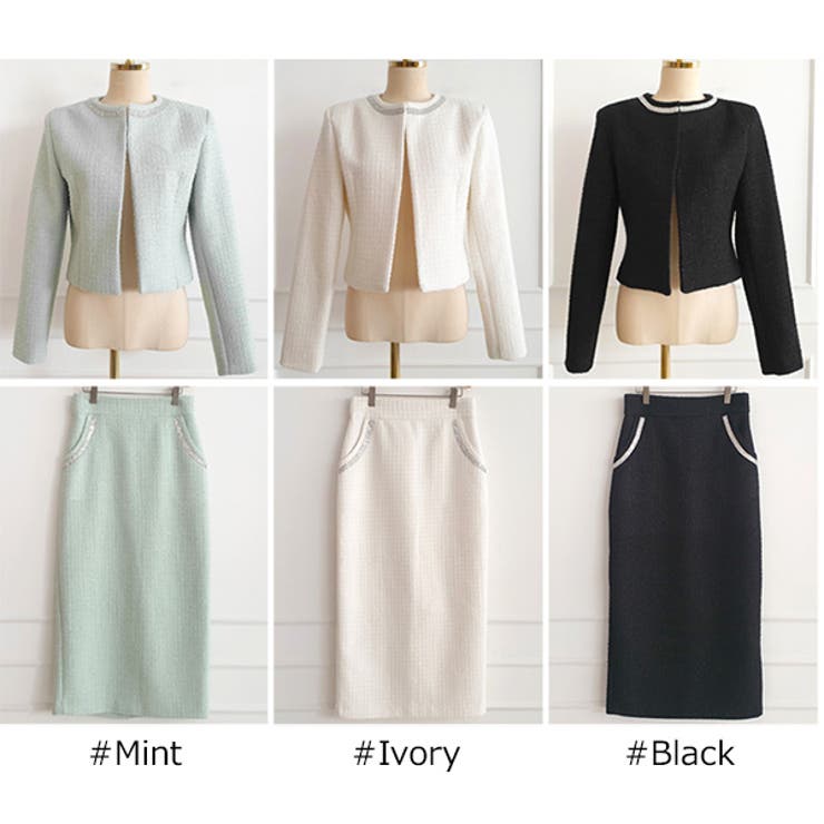 セットアップ レディース ツイード | KawaiCat | 詳細画像2 