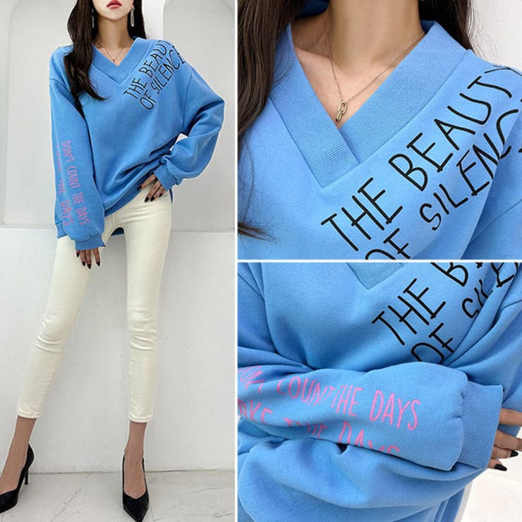 裏起毛 トレーナー レディース | KawaiCat | 詳細画像3 