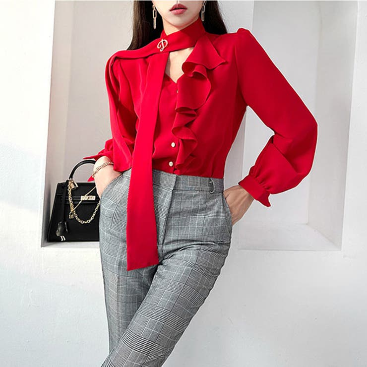 ブラウス レディース 長袖 | KawaiCat | 詳細画像9 