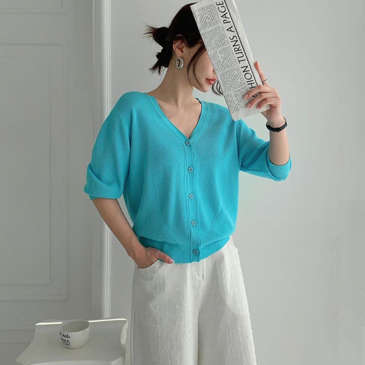 カーディガン レディース 八分袖 | KawaiCat | 詳細画像8 