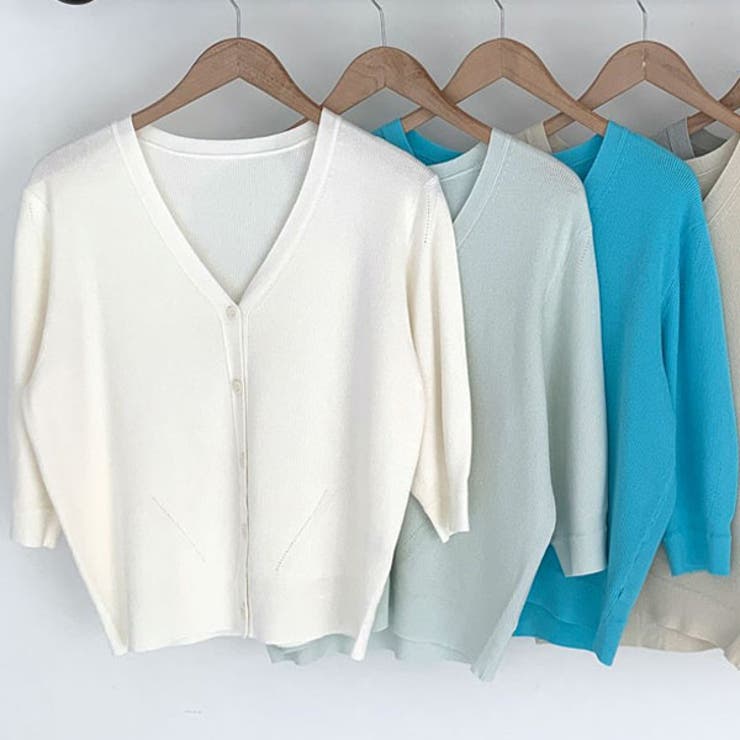 カーディガン レディース 八分袖 | KawaiCat | 詳細画像15 