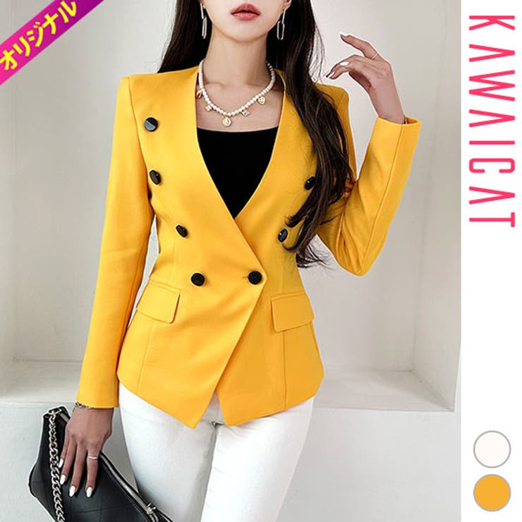 ジャケット レディース ノーカラー | KawaiCat | 詳細画像1 