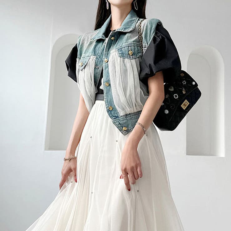 ベスト レディース デニム | KawaiCat | 詳細画像11 