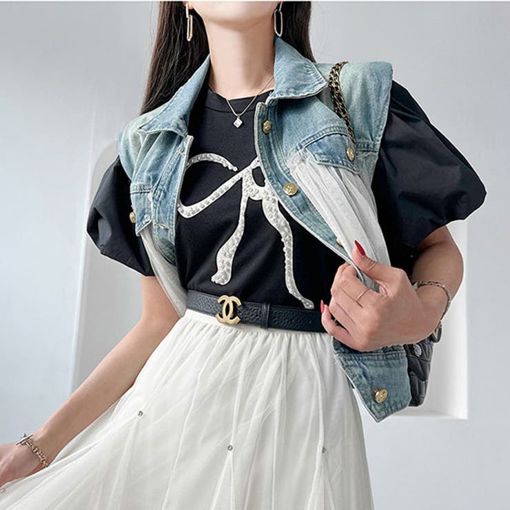 ベスト レディース デニム | KawaiCat | 詳細画像13 