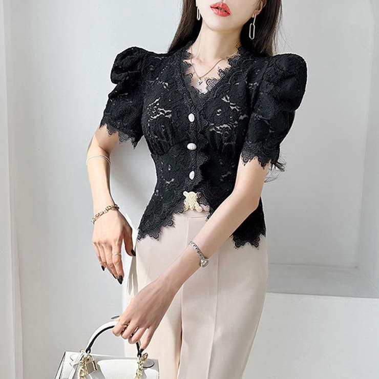 ブラウス レディース 半袖 | KawaiCat | 詳細画像11 