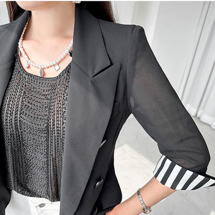 ジャケット レディース 五分袖 | KawaiCat | 詳細画像15 