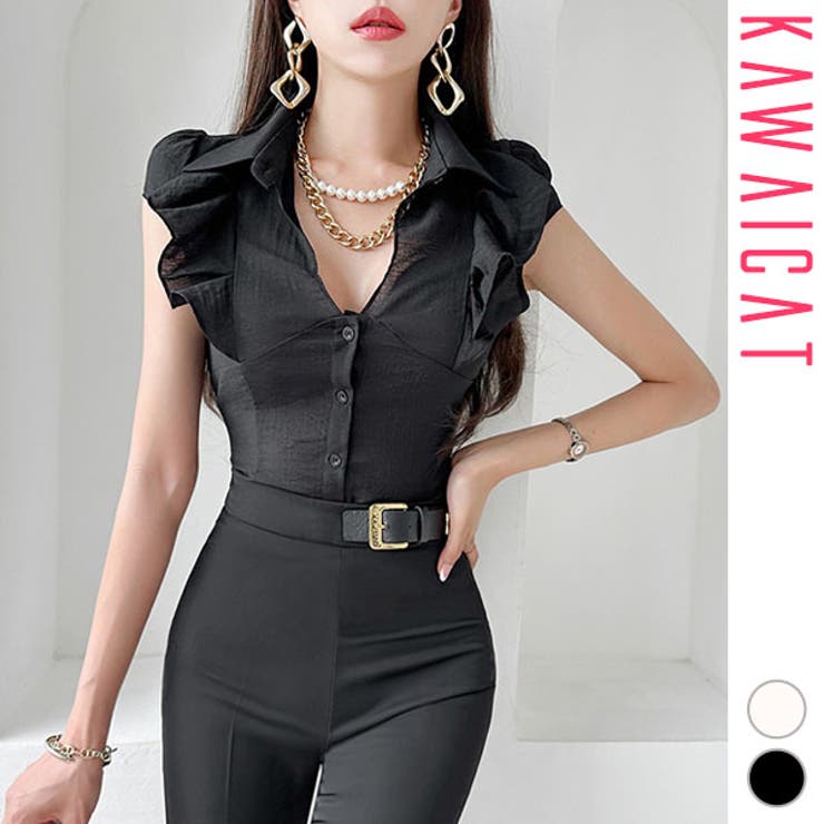 ブラウス レディース ノースリーブ | KawaiCat | 詳細画像1 