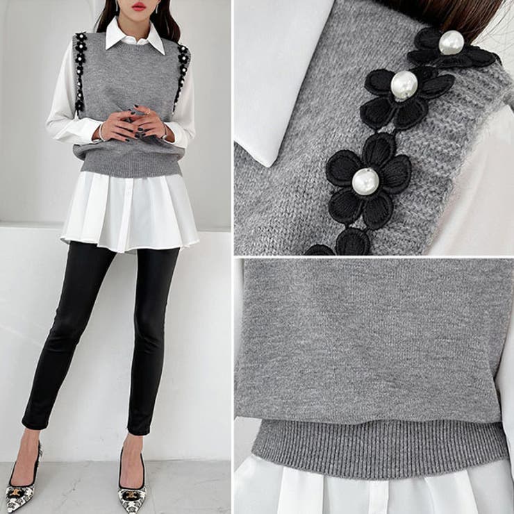 ベスト ニット レディース | KawaiCat | 詳細画像3 