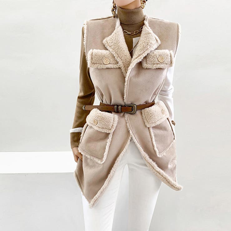 ベスト レディース ムートン風 | KawaiCat | 詳細画像3 