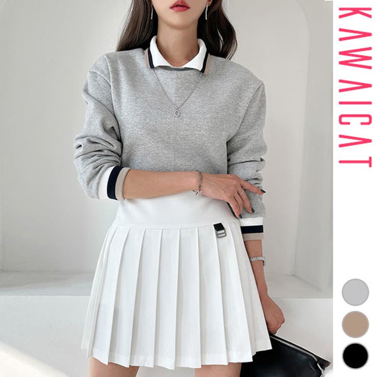 裏起毛 トップス ニット | KawaiCat | 詳細画像1 