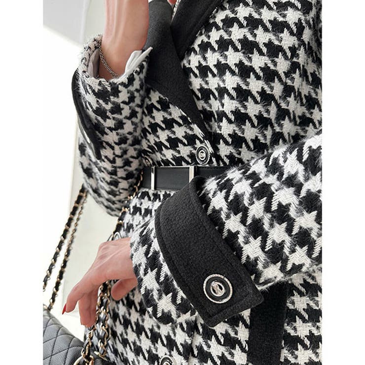 コート レディース 千鳥格子 | KawaiCat | 詳細画像9 