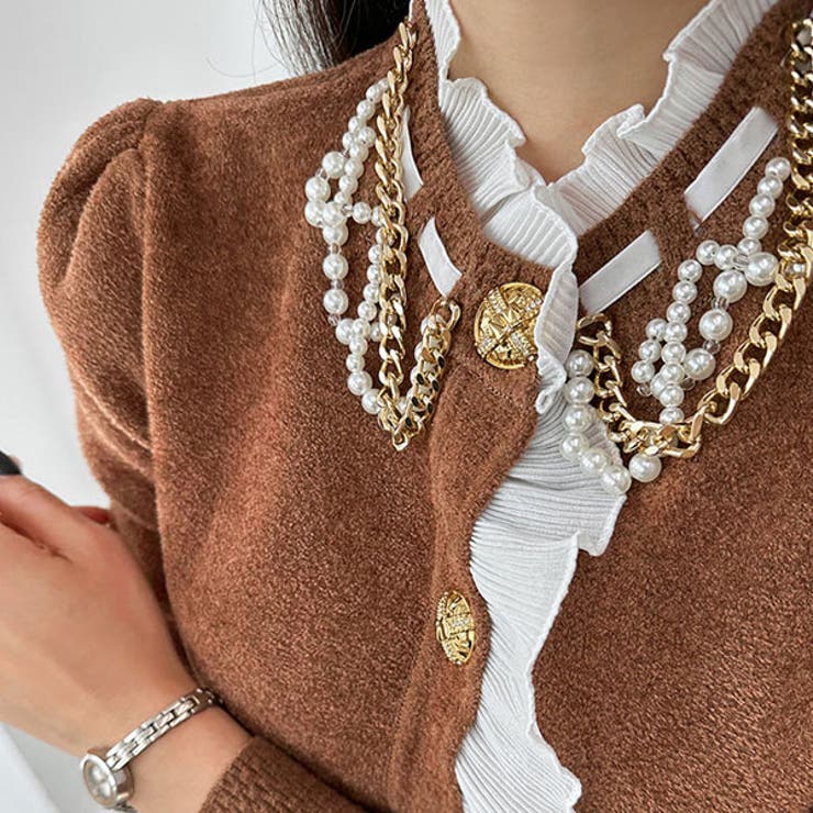 カーディガン レディース フリル | KawaiCat | 詳細画像6 