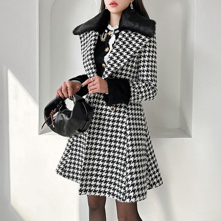 コート レディース 千鳥格子 | KawaiCat | 詳細画像9 