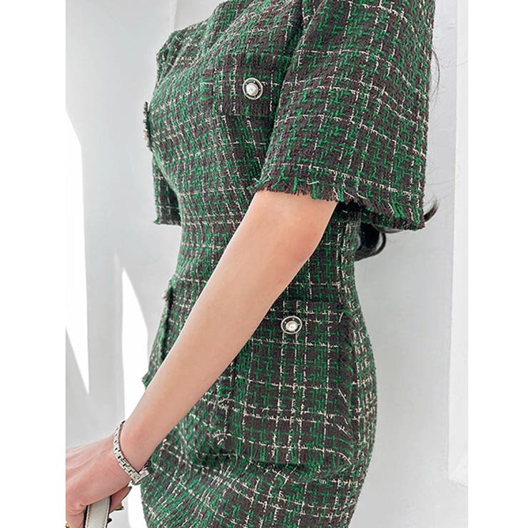 ワンピース レディース ツイード | KawaiCat | 詳細画像6 