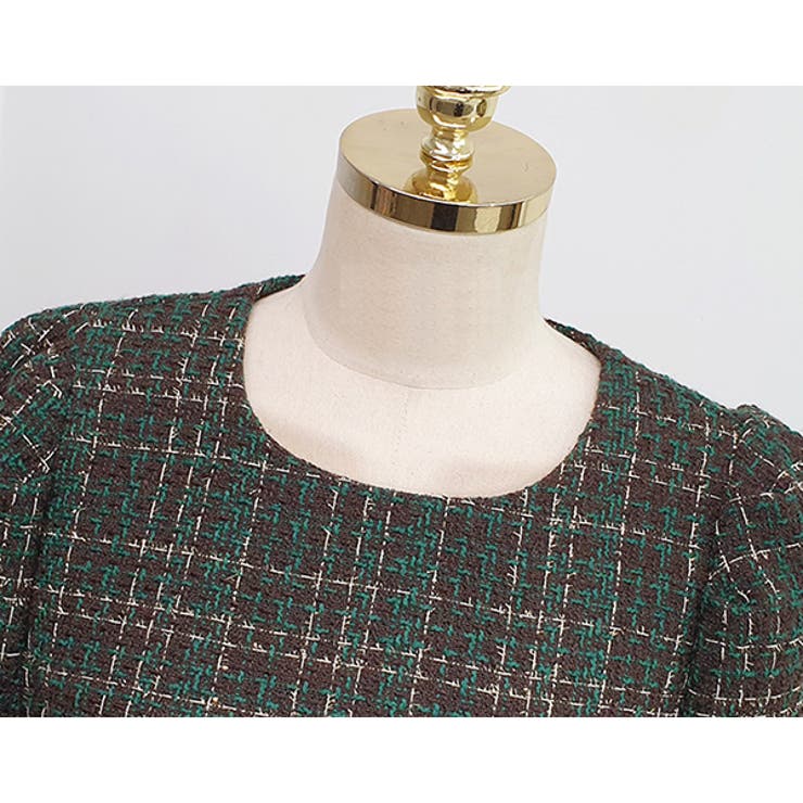 ワンピース レディース ツイード | KawaiCat | 詳細画像17 