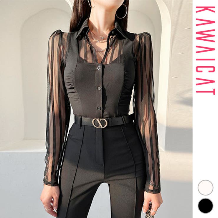 ブラウス シャツ レディース | KawaiCat | 詳細画像1 