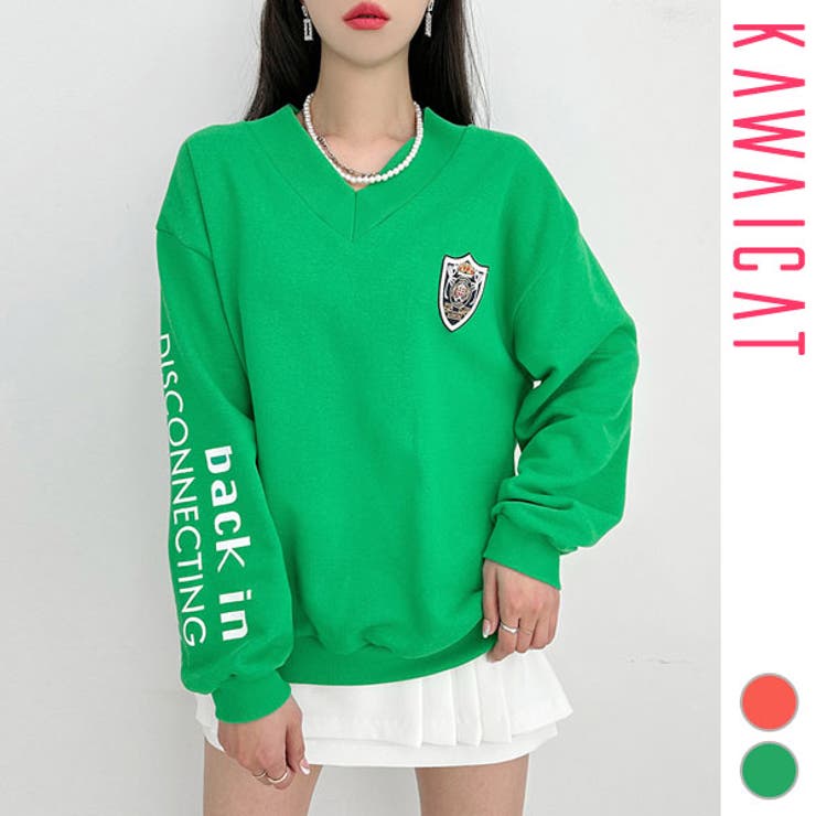 トレーナー レディース スウェット | KawaiCat | 詳細画像1 