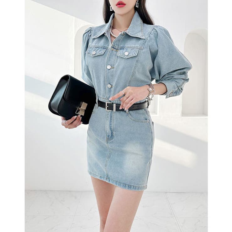 ワンピース レディース デニム | KawaiCat | 詳細画像5 