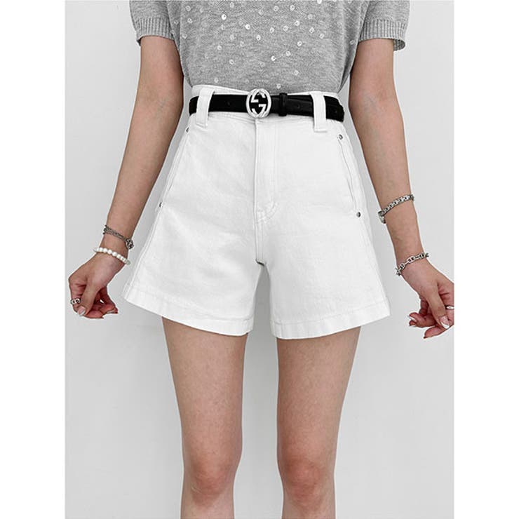 ショートパンツ レディース コットン[品番：KW000020968