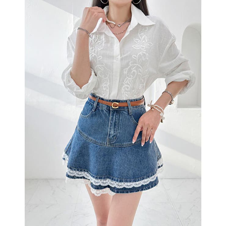 スカート デニム レディース | KawaiCat | 詳細画像4 