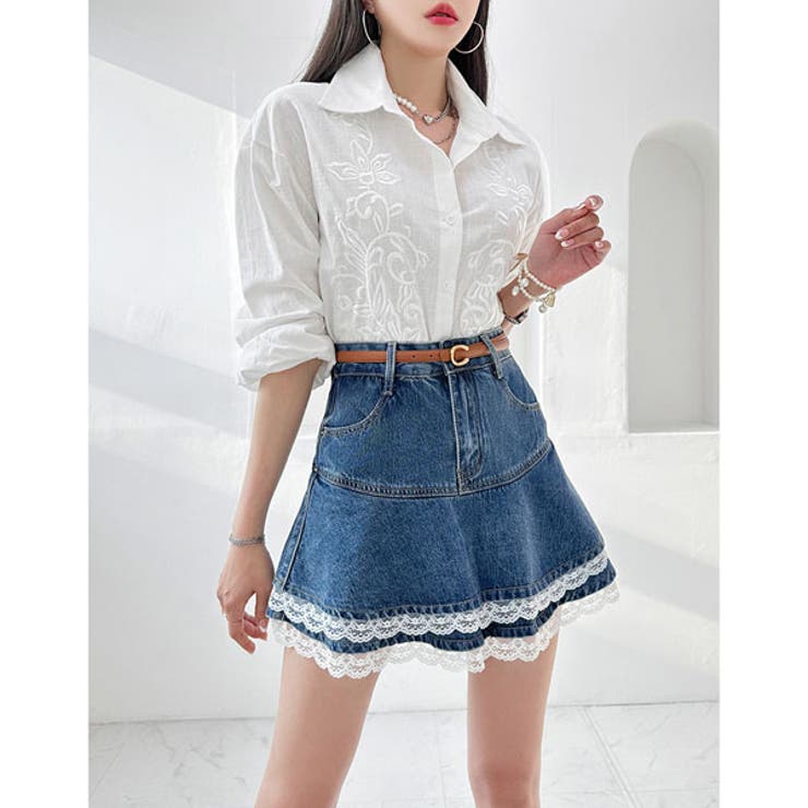 スカート デニム レディース | KawaiCat | 詳細画像5 